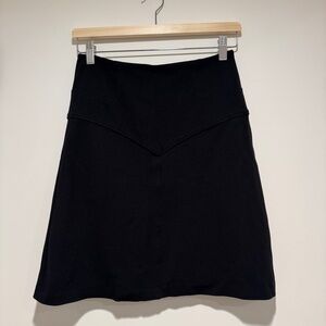 Diane Von Furstenberg Black A-Line Skirt